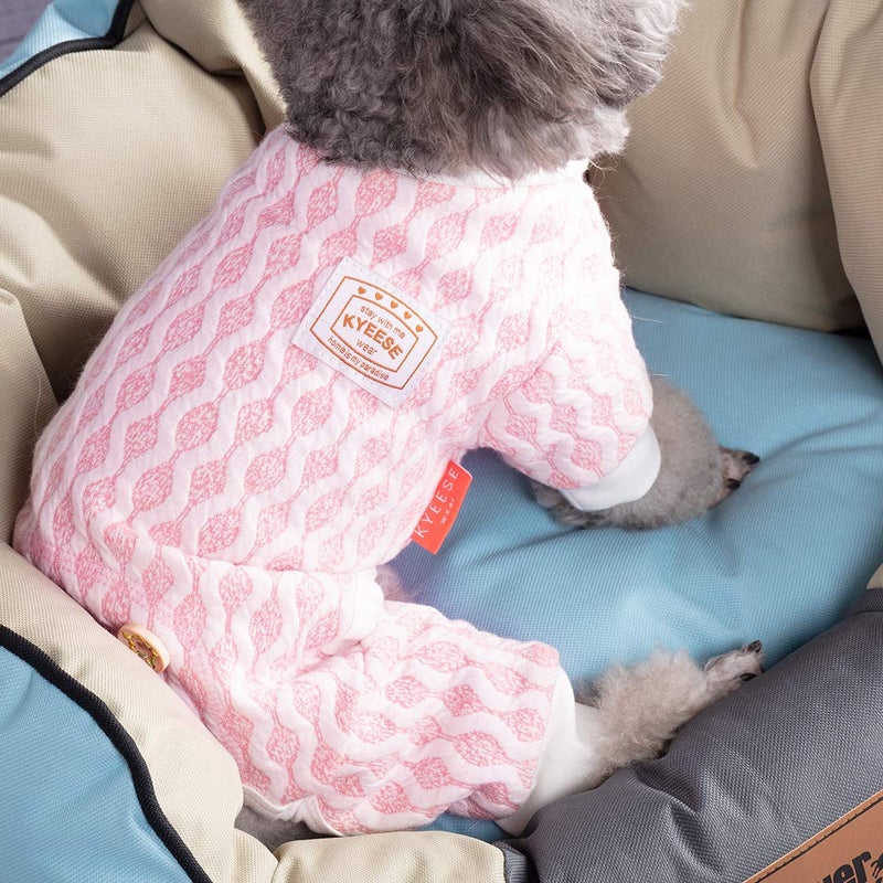 KYEESE Dog Pajamas Medium Dog Pjs Onesie 4 Legs Jumpsuits Dog Apparel - Image 4